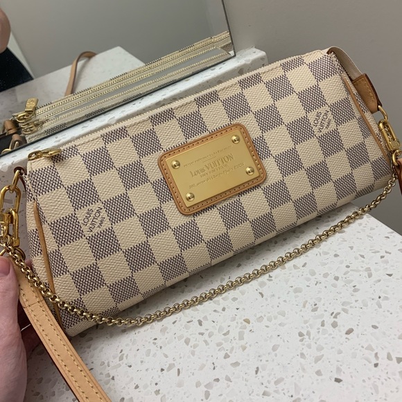 Damier Azur Eva Clutch Louis Vuitton